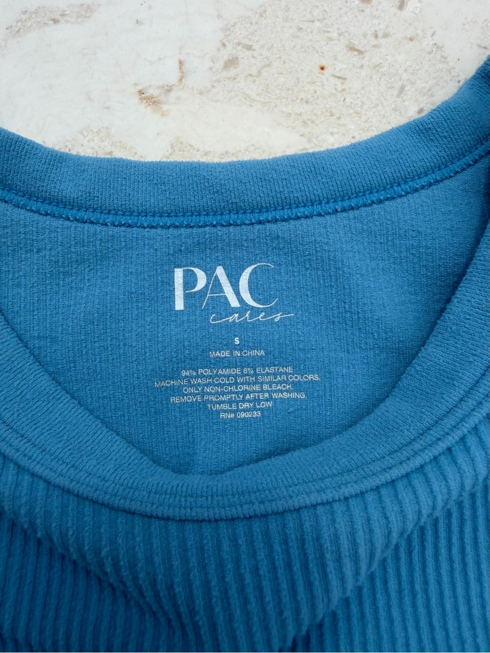 PacSun Ribbed Crop Tank Top - Teal - Picture 2 of 3